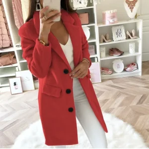 Light weight Double Breasted woolen coat