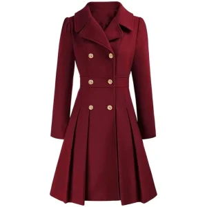 Winter Woolen Trench Coat