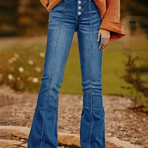 Slim Fit Flared Jeans